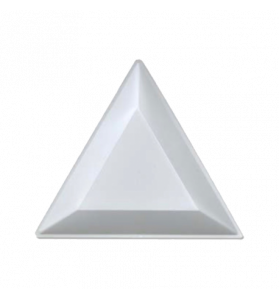 Triangle Spill Trays - White