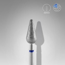 Diamond Pear Rounded Blue...