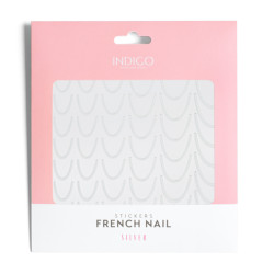 French Nail Stickers - Silver