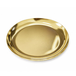 Rund Guld Metal Bakke
